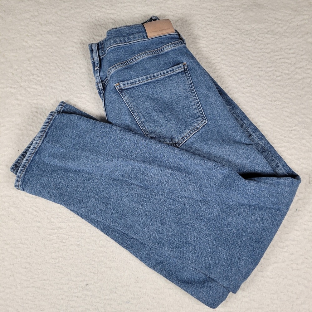 Citizens of Humanity Charlotte Jeans Women Size 31 Blue High Rise Straight Leg